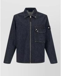Stone Island - Denim Overshirt - Lyst