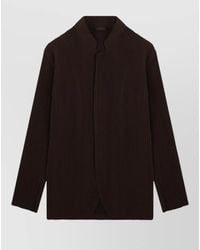Homme Plissé Issey Miyake - Pleated Texture Coat Buttoned Cuffs Design - Lyst