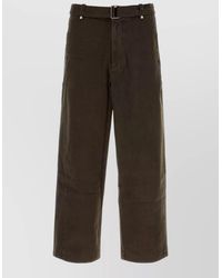 Entire studios - Cotton Gully Pant Wide Leg Belt Loops - Lyst