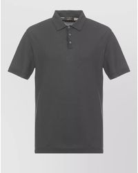 Zanone - Polo Shirt Straight Fit Collar Short Sleeves - Lyst