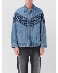 Isabel Marant - Julian Bomber Jacket Dropped Shoulders Embroidery - Lyst