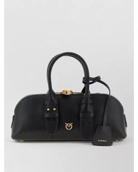 Pinko - Escape Baguette Calf Leather Shoulder Bag - Lyst