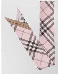 Burberry - Lightweight Check Pattern Scarf For Neck - Lyst