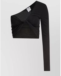 Courreges - One-Shoulder Cropped Top - Lyst