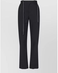 DIESEL - Straight Trousers Belt Loops Button Front Pockets - Lyst