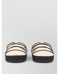 Moon Boot - Slipper Shoe Round Toe Rope Contrast Sole - Lyst