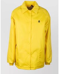 Prada - Long Sleeve Jacket Collared Neck Elastic Cuffs - Lyst