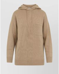 Max Mara - Cashmere Wool Hooded Sweater - Lyst