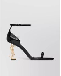 Saint Laurent - Leather High-Heel Sandals - Lyst