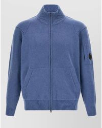 C.P. Company - Wool Zip Cardigan - Lyst