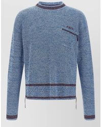 Marni - Ribbed Cotton Crew-Neck Sweater - Lyst