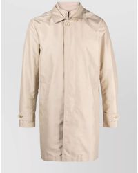 Fay - Morning Long Jacket Side Pockets Point Collar - Lyst