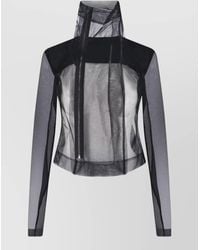 Rick Owens - Transparent Top "Naska Biker" - Lyst