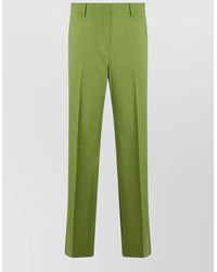 Weekend by Maxmara - Virgin Wool Straight-Leg Tailored Trousers - Lyst