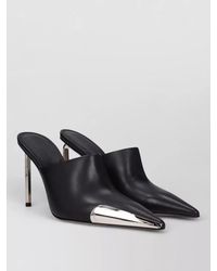 Off-White c/o Virgil Abloh - Leather High Heel Mules - Lyst