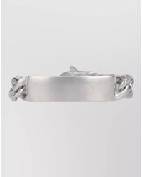 Maison Margiela - Chain Link Bracelet Engravable Plate Design - Lyst