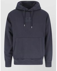 C.P. Company - Hooded Sweatshirt Drawstring Hood Kangaroo Pocket - Lyst