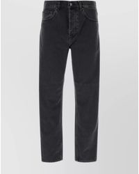 Carhartt - Denim Mid-Rise Relaxed Tapered Jeans - Lyst