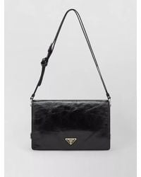 Prada - Shoulder Bag Adjustable Strap Front Zip Pocket - Lyst