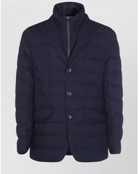 Herno - Padded Down Jackets With Front Pockets And Notched Lapels - Lyst