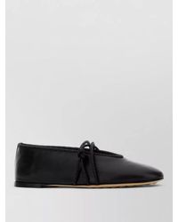 Bottega Veneta - Leather Mary Jane Ballerina Flats - Lyst