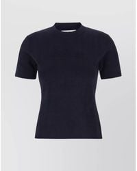 Max Mara - Stretch Jersey T-Shirt - Lyst
