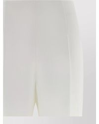 Alberta Ferretti - Tailored Trousers With Seam Detailing And Back Pocket - Lyst