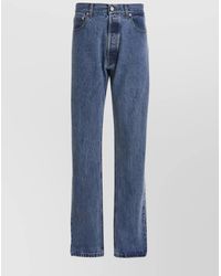 VTMNTS - Denim Straight-Leg Trousers - Lyst