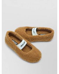 Moon Boot - Shearling Ballerina Shoes - Lyst