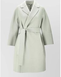 Max Mara - Virgin Wool Single-Breasted Coat - Lyst