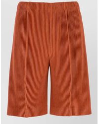 Homme Plissé Issey Miyake - Pleated Chino Shorts - Lyst