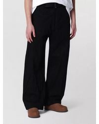 Studio Nicholson - Wide Leg Trousers Side And Back Pockets - Lyst