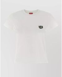 KENZO - Cotton Crewneck Short-Sleeve T-Shirt - Lyst