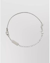 Saint Laurent - Crystal-Embellished Charm Bracelet - Lyst