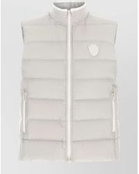 Brunello Cucinelli - Heraldic Patch Quilted Technical Vest - Lyst