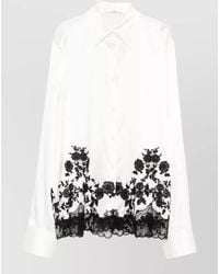 Ermanno Scervino - Silk Embroidered Shirt - Lyst