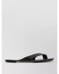 MM6 by Maison Margiela - Leather Anatomic Thong Sandals Open Toe - Lyst