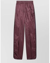 Prada - Silk Nylon Pants Elastic Waistband Back Pocket - Lyst