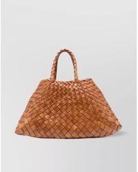 Dragon Diffusion - Santa Croce Small Leather Shoulder Tote Bag - Lyst
