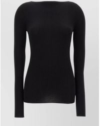 Rick Owens - Virgin Wool Ribbed Knitted Top - Lyst