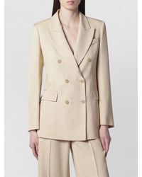 P.A.R.O.S.H. - Double Breasted Coat Back Vent Buttons - Lyst