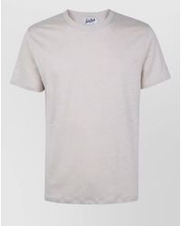 MC2 Saint Barth - Linen Crew Neck Short Sleeve Sweater - Lyst
