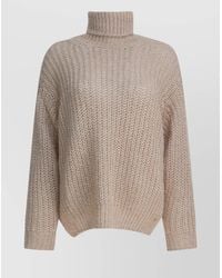 Herno - Wool And Alpaca Turtleneck Sweater - Lyst