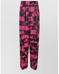 Dries Van Noten - Pamplona High Waist Pleated Wide Leg Trousers - Lyst
