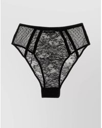 Dolce & Gabbana - Lace High-Rise Briefs - Lyst