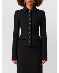 Dolce & Gabbana - Virgin Wool Slim-Fit Single-Breasted Coat - Lyst