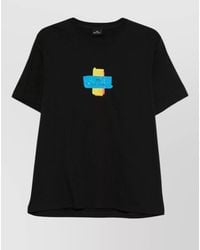 Paul Smith - Organic Cotton Graphic-Print Crew-Neck Short-Sleeve T-Shirt - Lyst