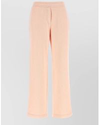 Dolce & Gabbana - Cotton High-Rise Flared Wide-Leg Joggers - Lyst