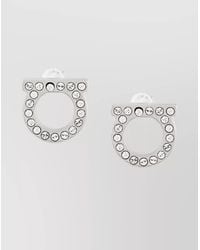 Ferragamo - Crystal Stud Earrings - Lyst