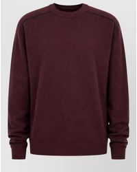 Maison Margiela - Virgin Wool Ribbed Crewneck Sweater - Lyst